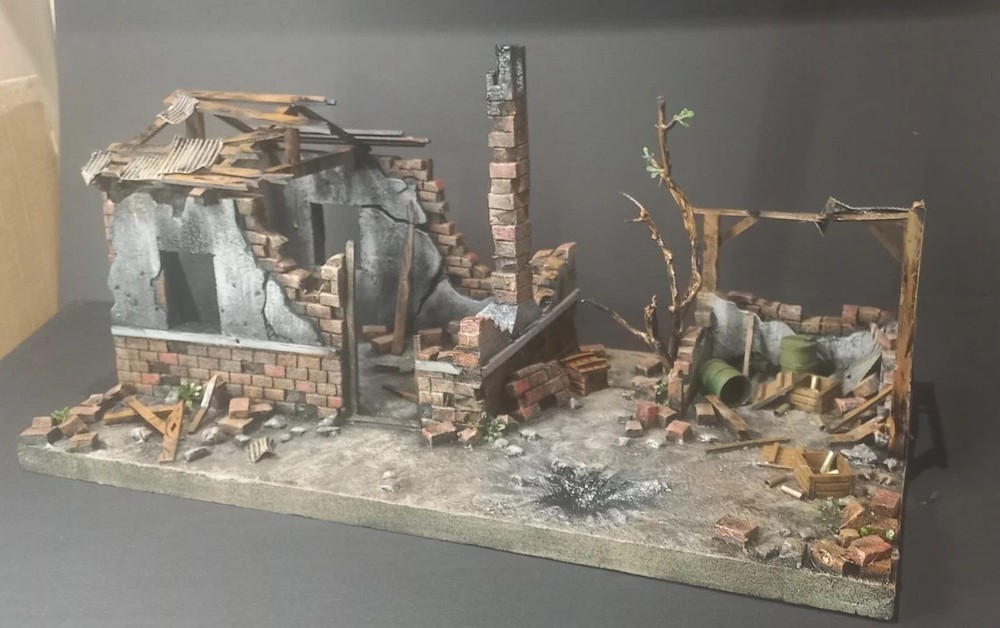 WW II diorama 1/18