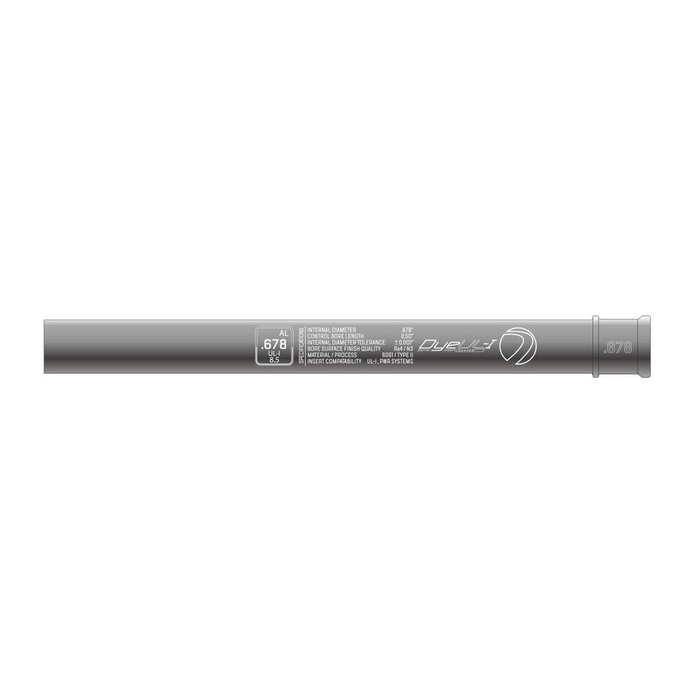 Dye UL-I Barrel Insert - Bore .678