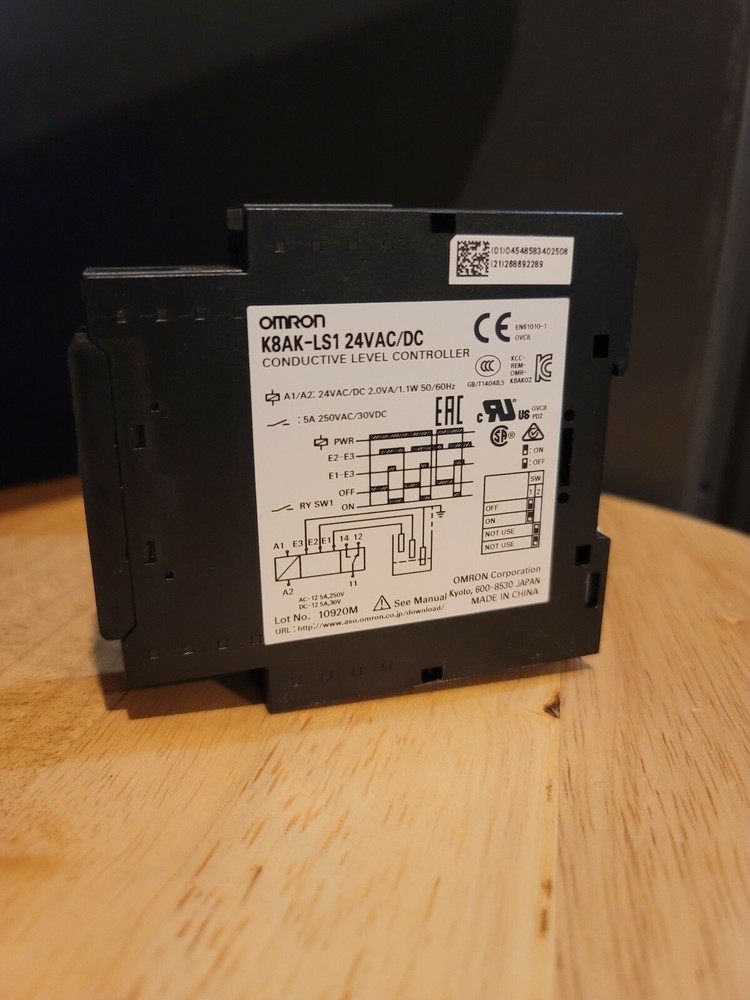 OMRON K8AK-LS1 24VAC/DC Conductive Level Controller