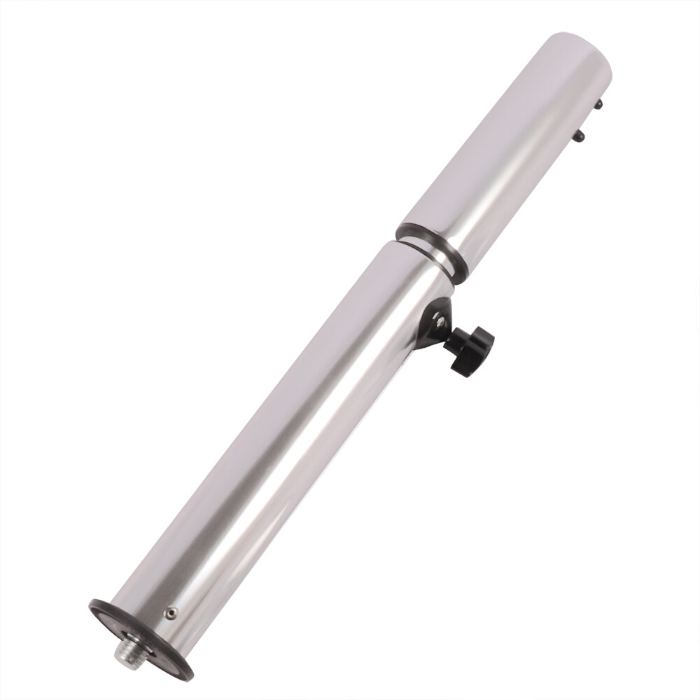 Adjustable Table Pedestal Silver With Removable Base for Motorhome Marine Boat