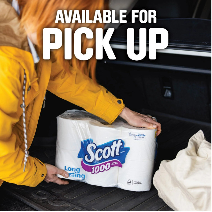 Scott 1000 Toilet Paper, 20 Rolls, 1,000 Sheets Per Roll