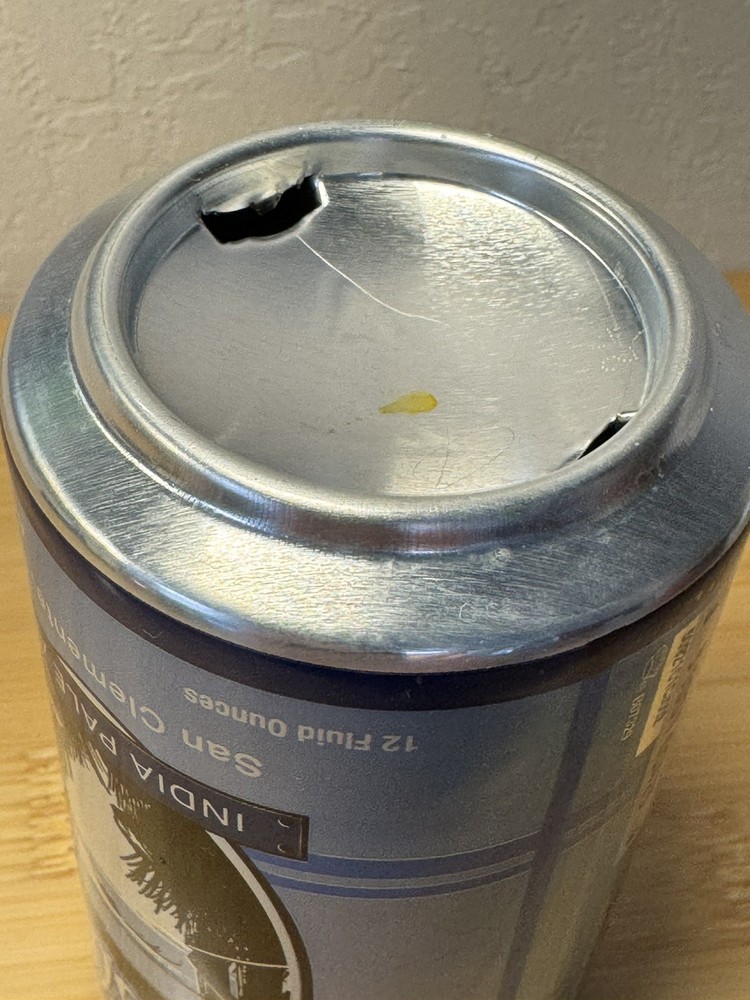 Trestles IPA - Empty Beer Can - Bottom Opened - Left Coast Brewing