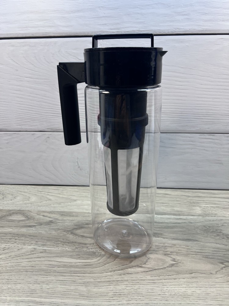 Cold Brew Coffee Ice Tea Maker 2qt Plastic Pitcher Mesh Filter Infuser