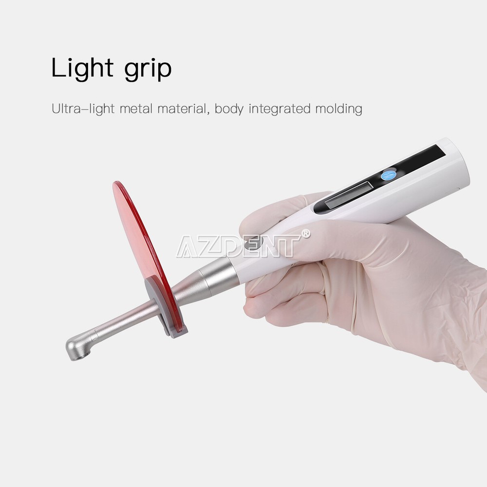 Dental Wireless LED Curing Light 1 Second Cure Lamp 1400mw/cm²