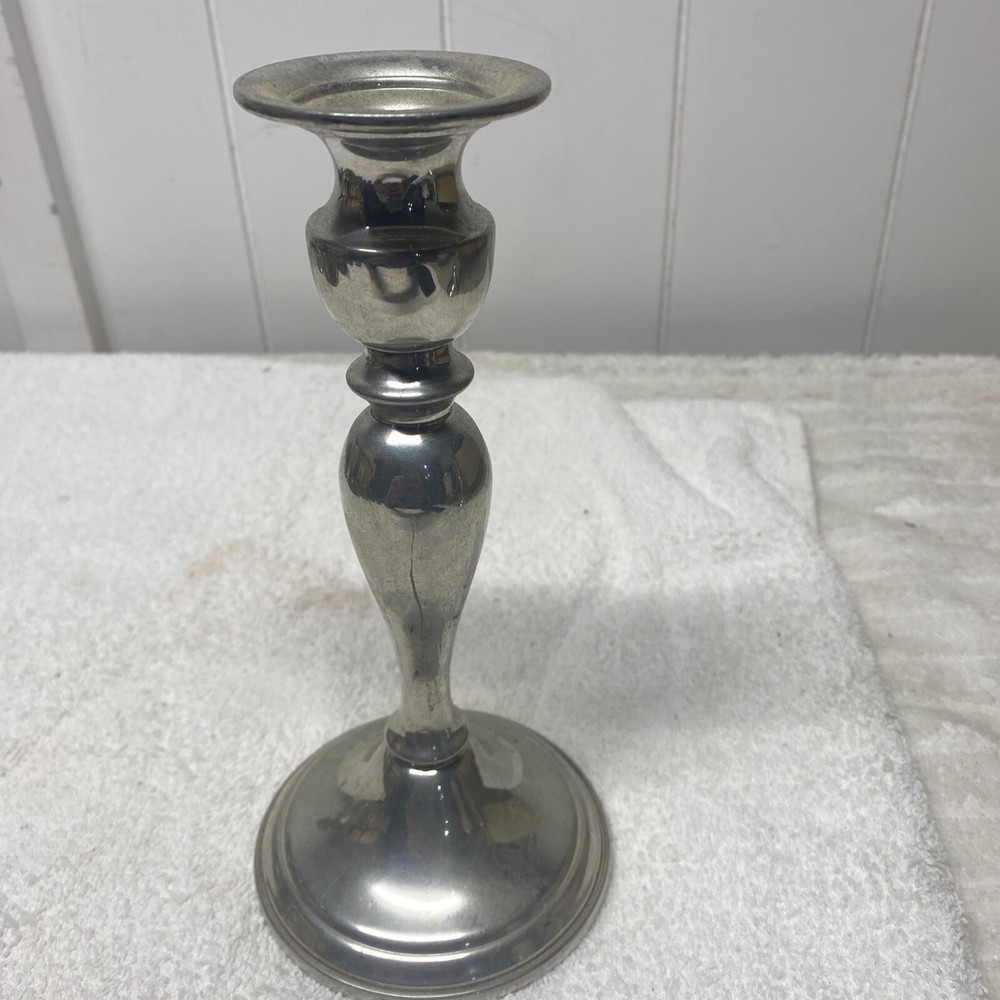 Web Pewter WEIGHTED CANDLESTICK PAIR