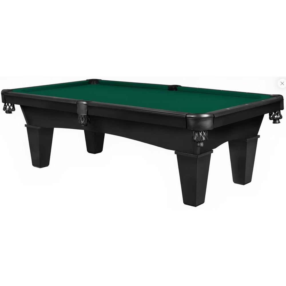 8' Mustang Pool Billiards Table - Raven - Black