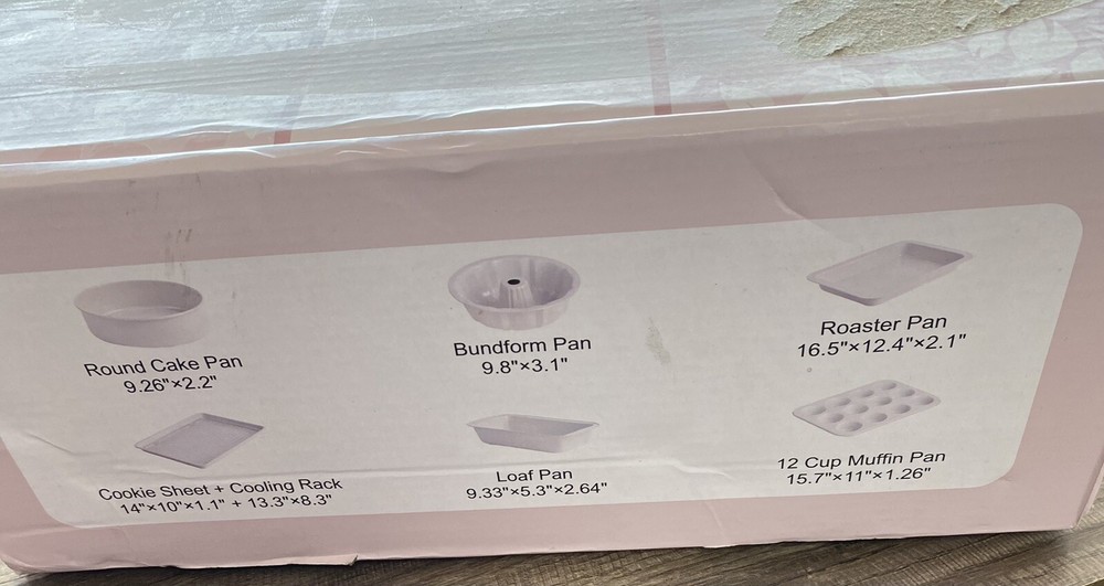 Nonstick Bakeware Set - 6 Piece Oven Bakeware/ac