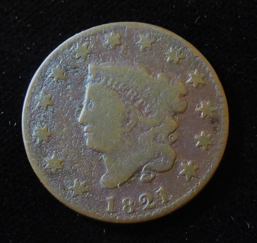 1821 Large Cent