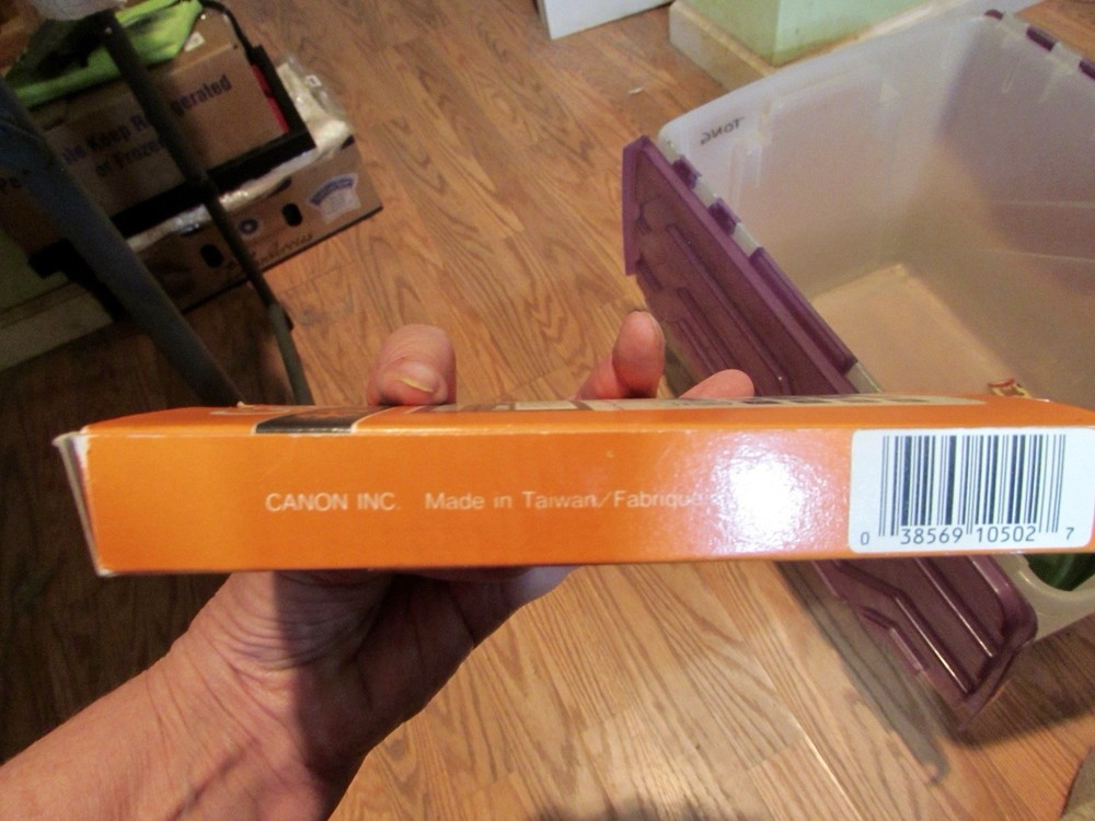 Canon KS-80 Solar Calculator With Instruction Manual & Original Box Display Elev