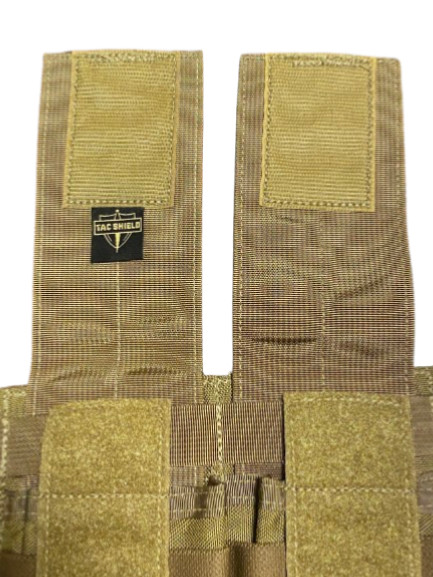 NEW TAC SHIELD DOUBLE DOUBLE - 4 MAG POUCH COYOTE