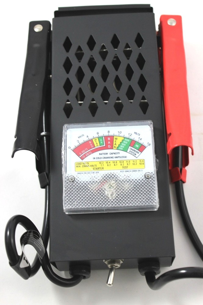 12V CLAMP ON AUTO CAR BATTERY VOLTAGE LOAD VOLT STARTER TESTER TEST TESTING TOOL