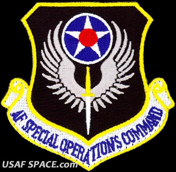 AUTHENTIC - AIR FORCE SPECIAL OPERATIONS COMMAND AFSOC MAJCOM USAF VEL PATCH