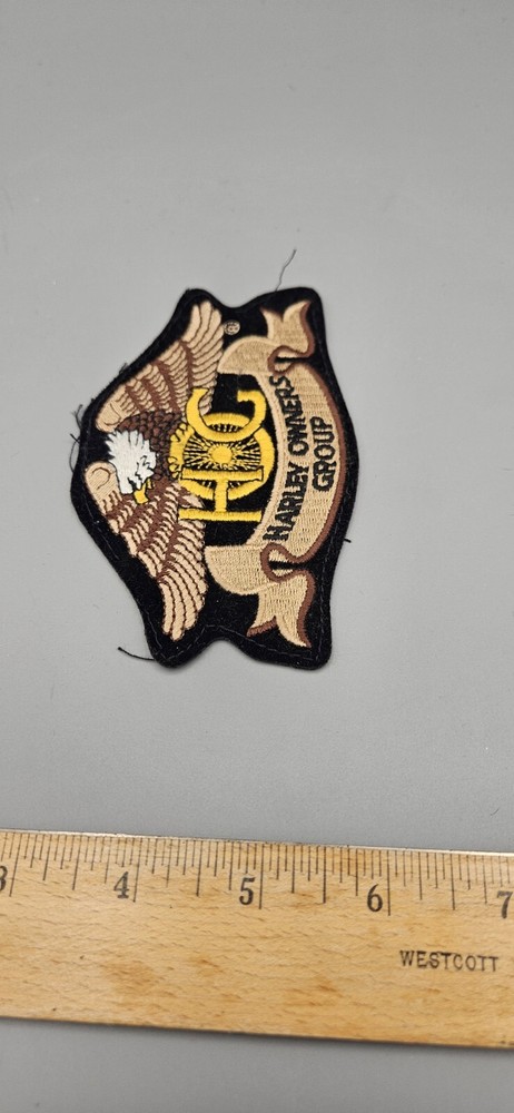 Harley Davidson Patch Owners Group HOG Eagle Claw Vest Jacket Embroidered 4.75"