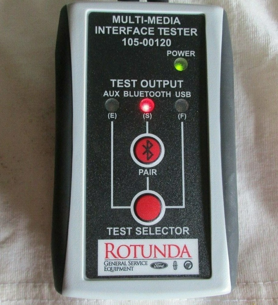 FORD ROTUNDA OTC TOOL 105-00120 MULTI-MEDIA INTERFACE TESTER