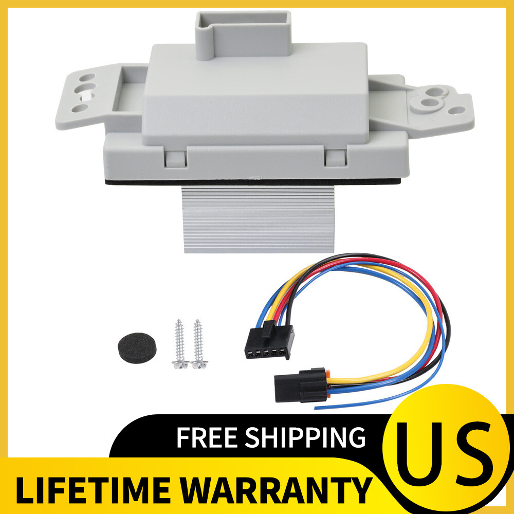 For Chevy Silverado Tahoe Blower Motor Control Module Resistor Kit with Harness