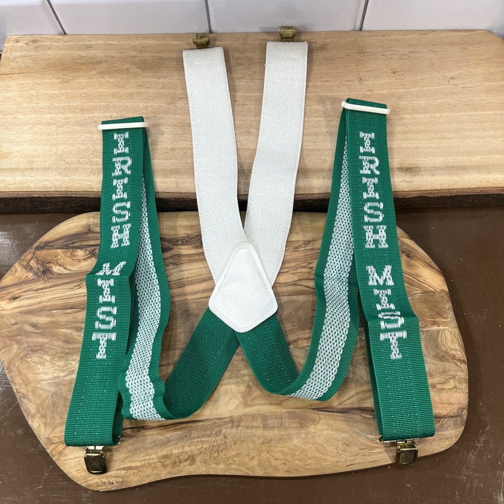Irish Mist Green Adjustable Elastic Suspenders St. Patrick’s Day