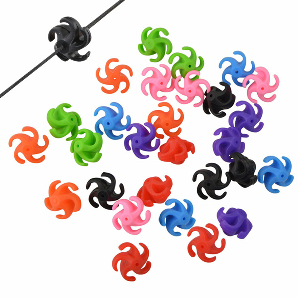 4pcs Bowstring Stabilizer String Stop Damper Archery Recurve Compound Bow Shoot