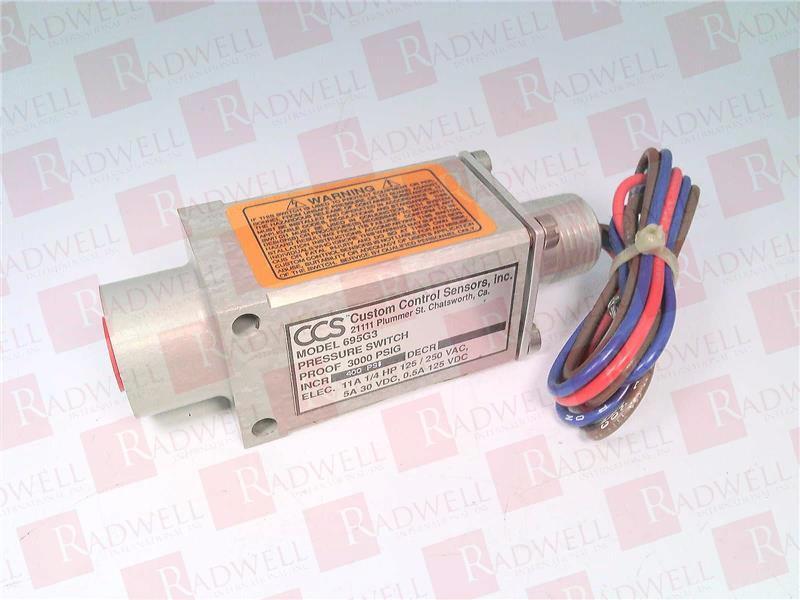 CUSTOM CONTROL SENSORS 695G3 / 695G3 (USED)