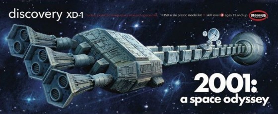 Moebius Models 20018 1:350 Discovery XD-1 Plastic Model Kit