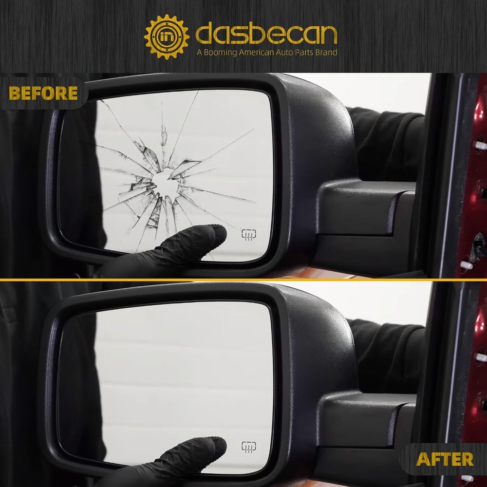 Driver Side Mirror Compatible with 2014-2018 Ram 1500,2013-2018 Ram 2500 Left Do