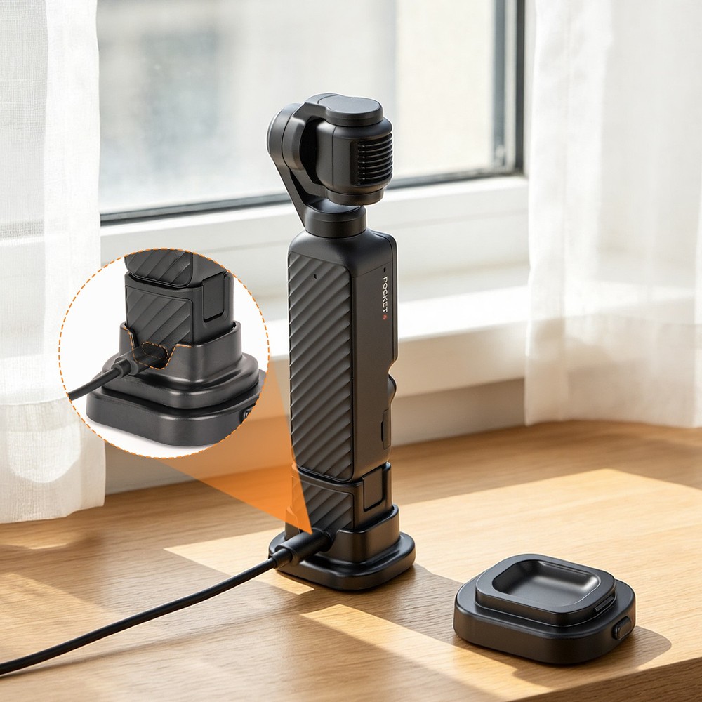 For DJI Osmo Pocket 4/3 Removable Car Base Desktop Support Upright Base