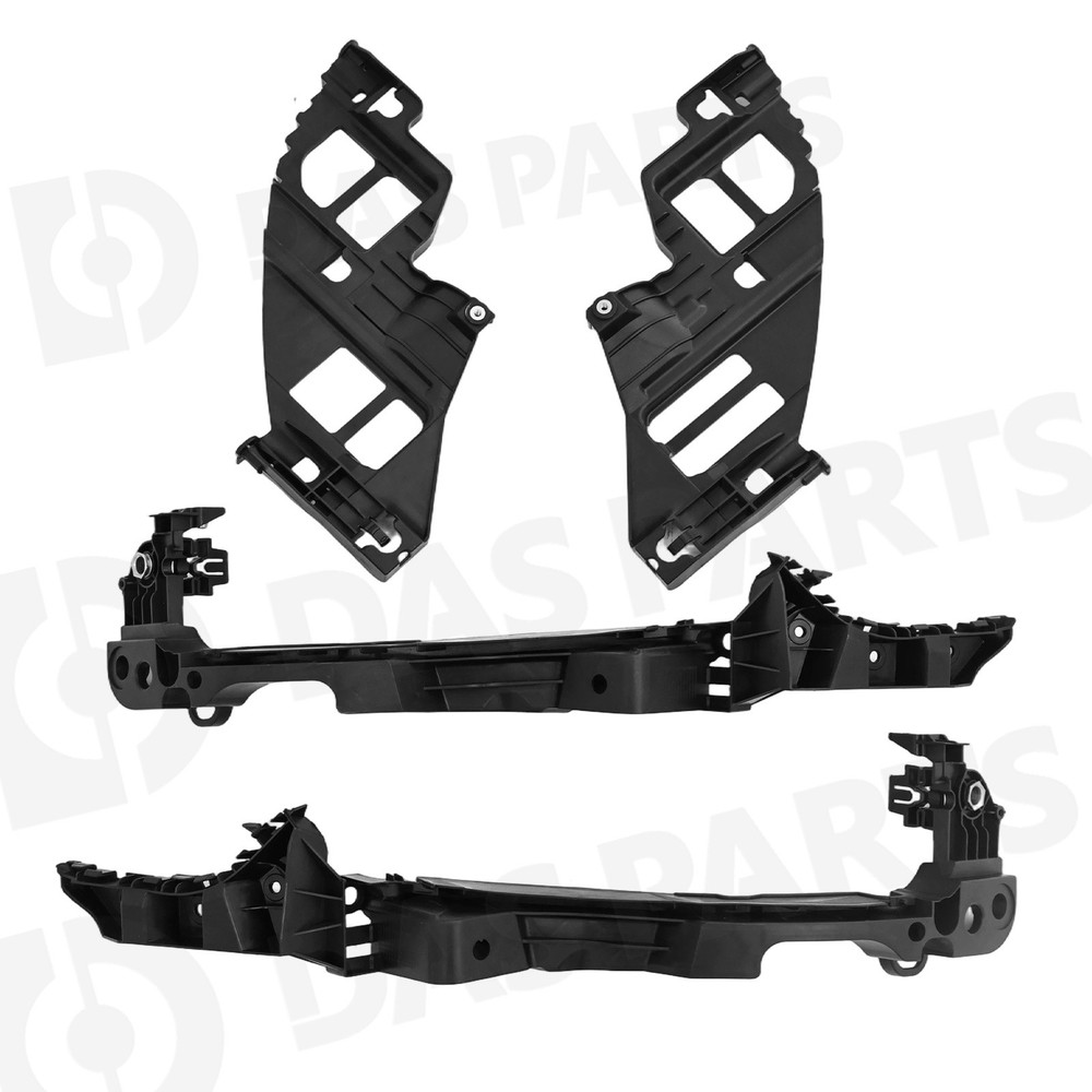 For VW VolksWagen 2009-13 Golf Headlight Support Bracket Holder Mount Panel Set