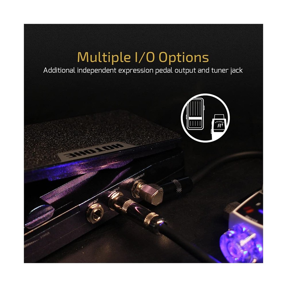 Hotone Wah Active Volume Passive Expression Guitar Effects Pedal Switchable S...