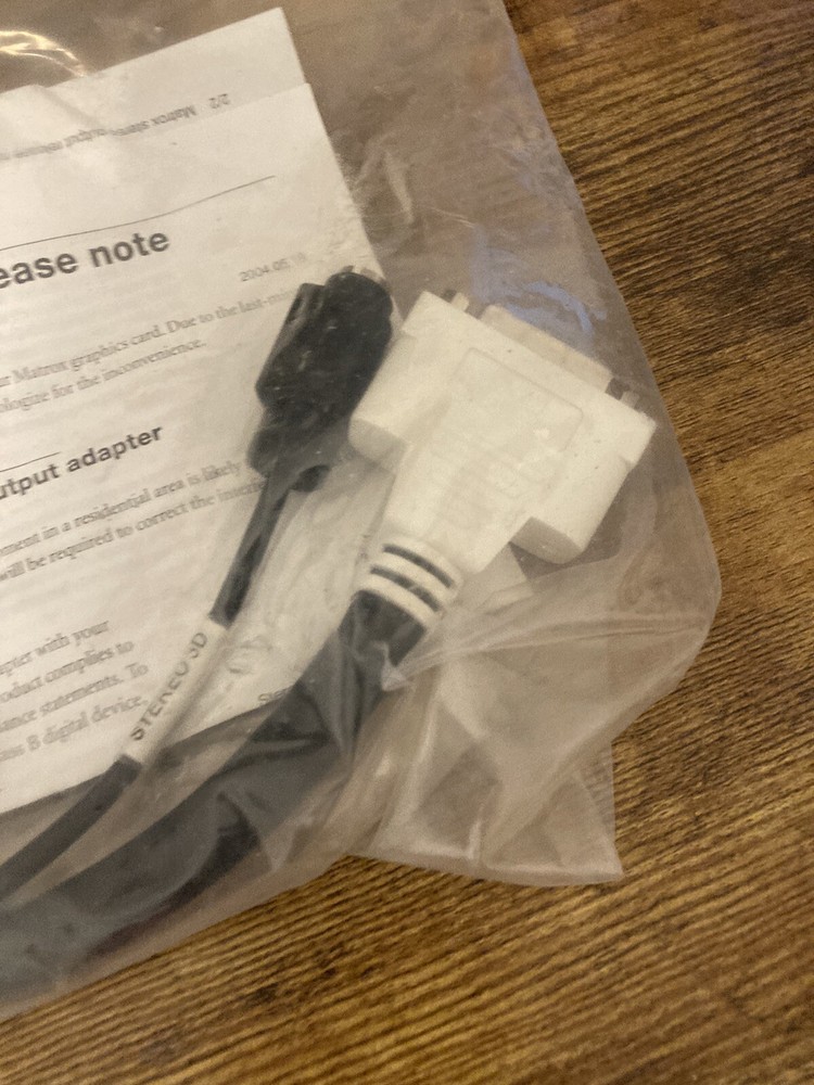 Matrox Stereo Output Adapter Accessory Pack