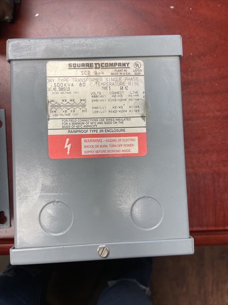 Square D/General Purpose  500SV1B Dry Type Transformer Single Phase