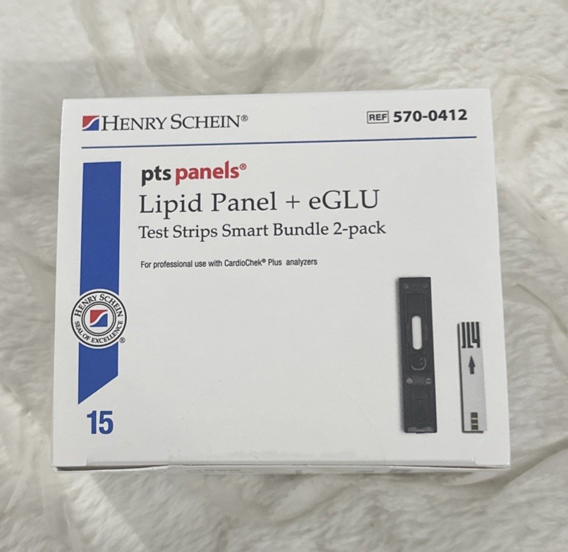 👀🔥NEW🔥PTS Lipid Panel + eGlu Smart Test Strips Smart Bundle Exp  12/22/2026