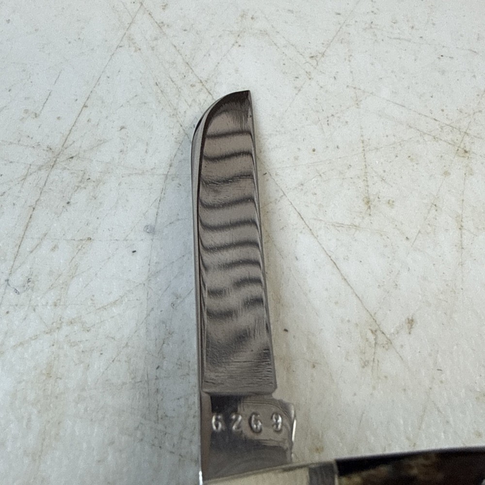 Case Xx 6269 3 DOT SMALL CONGRESS 2 BLADE KNIFE BONE NEVER SHARPENED