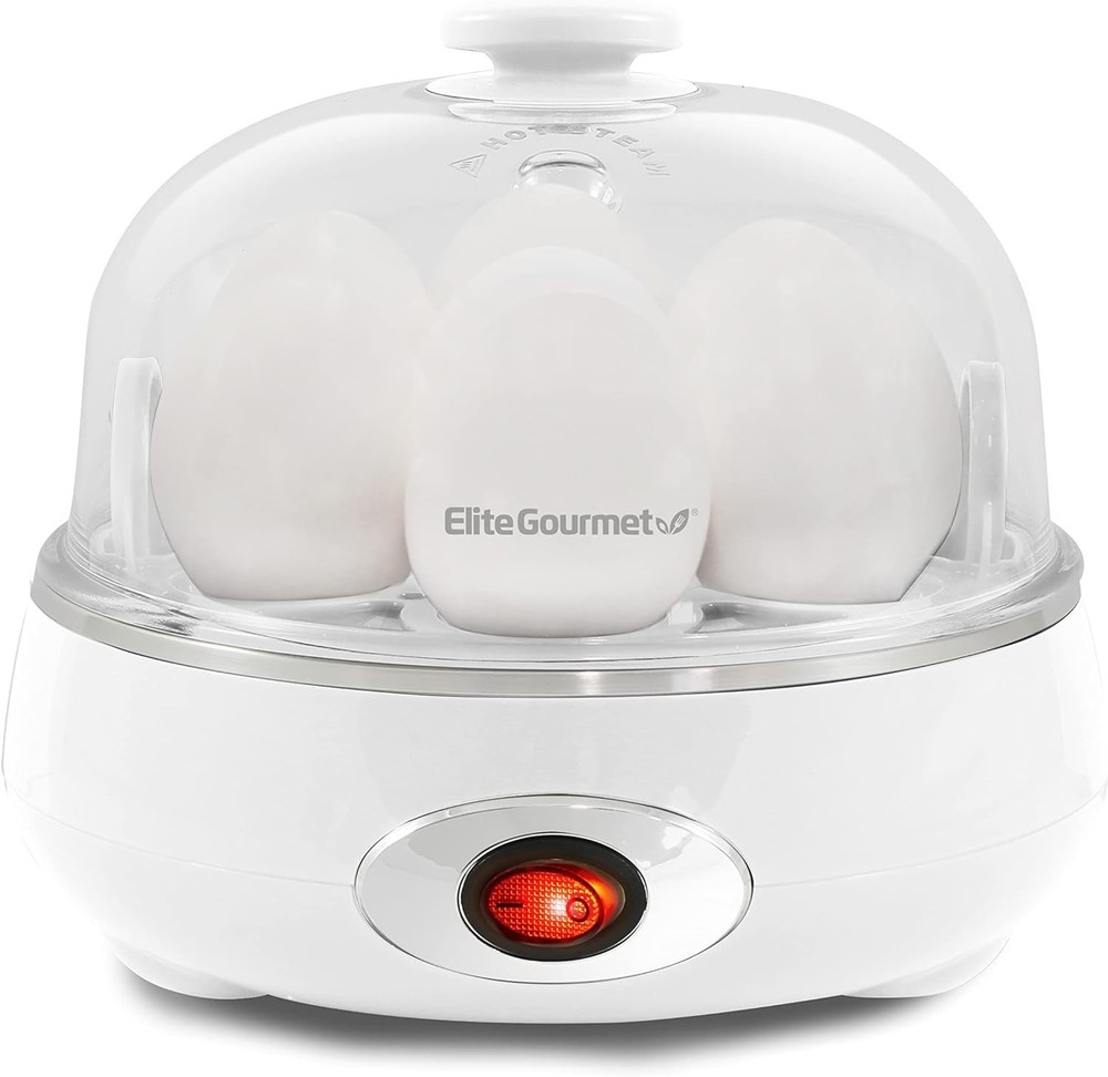 EGC115B Easy Egg Cooker Electric 7-Egg Capacity Soft Medium Hard-Boiled Egg