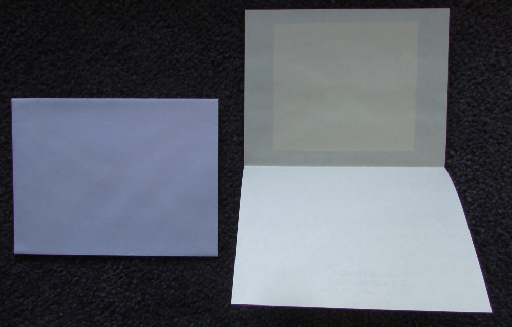 ROBERT E HOWARD PROJECT PRIDE THANK YOU CARD (BLANK)