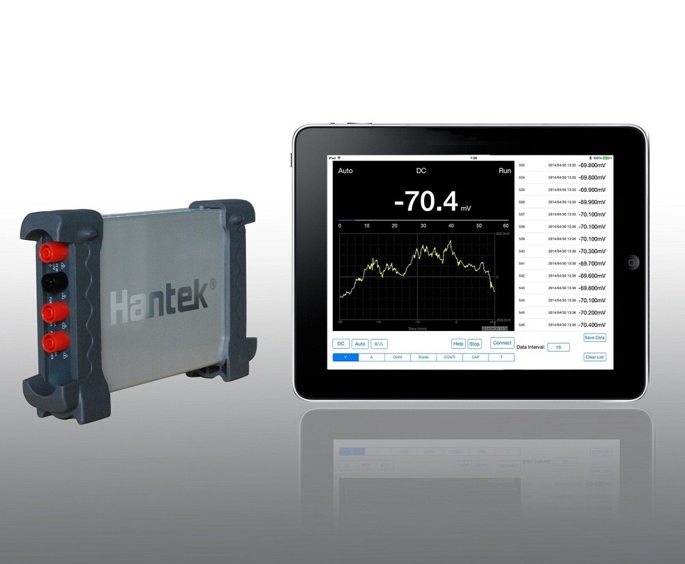 Data Logger Voltage Current Resistance Capacitance Recorder Support IPad Windows