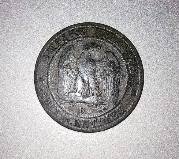 1854 napoleon coin great condition