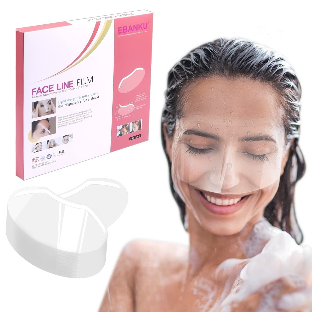 200 PCS Disposable Face Shields for Microblading, Salon, Eyelash Extensions, Aft