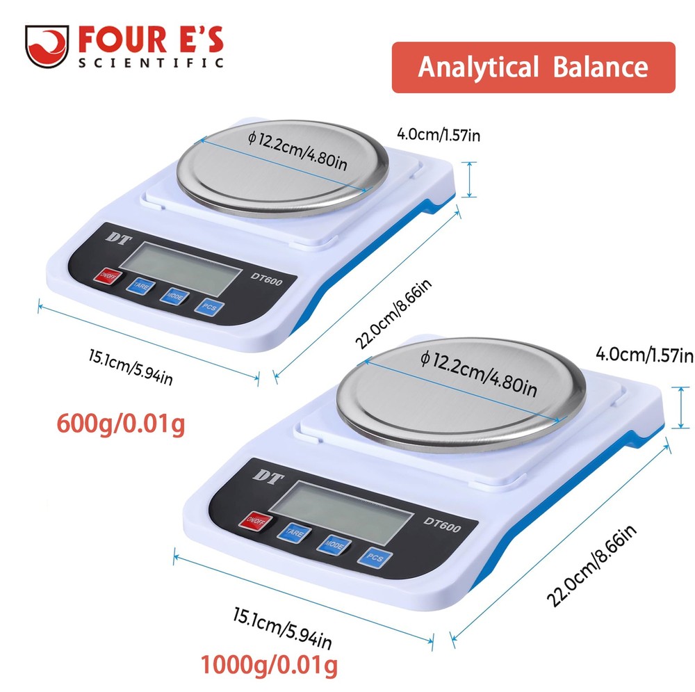 Lab Analytical Balance Digital Precision Lab Scale 1000gx0.01g High Precision US