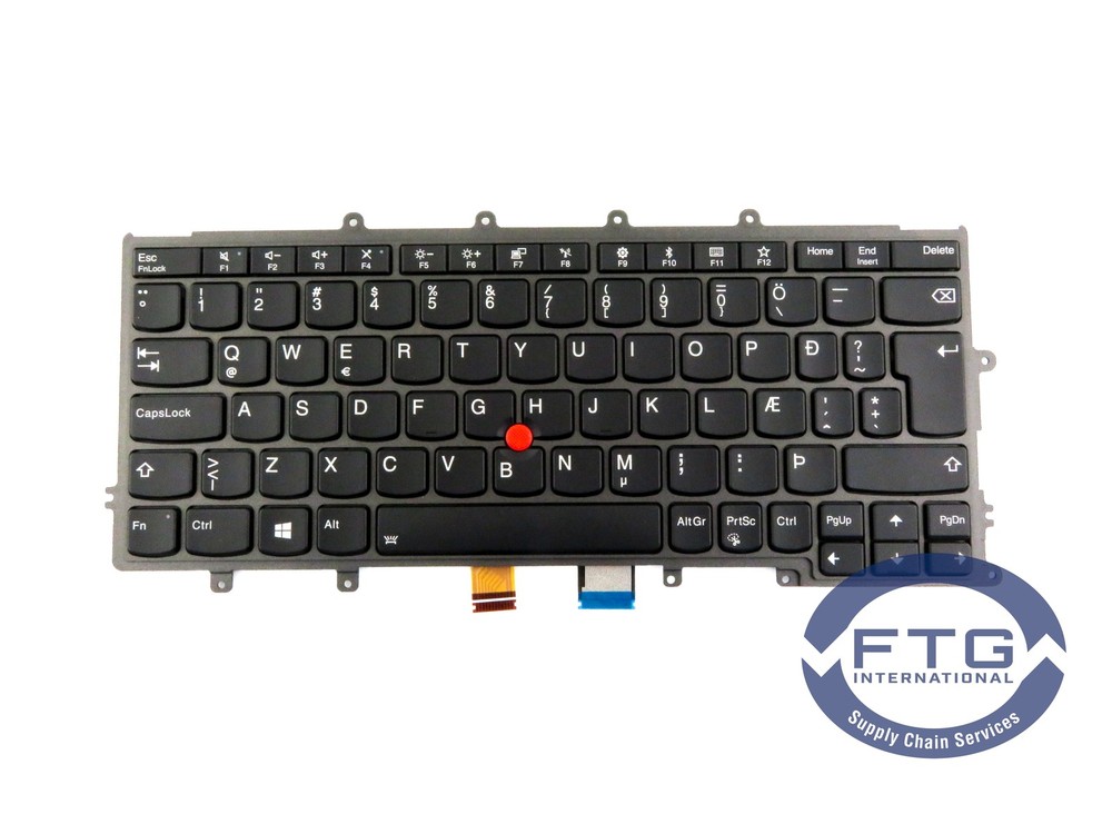 01EP078 Keyboard Backlit Icelandic