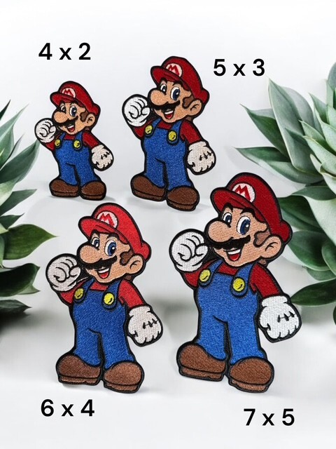 Mario patch Multi Sizes