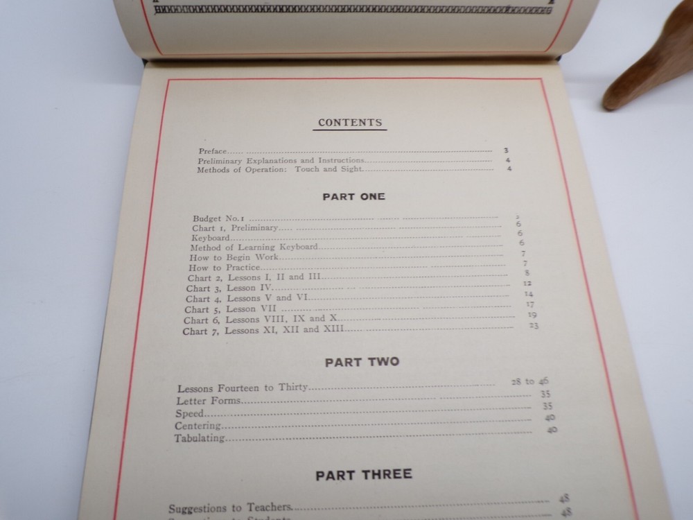 Scientific Touch Typewriting Single Keyboard Gardner HC 1914