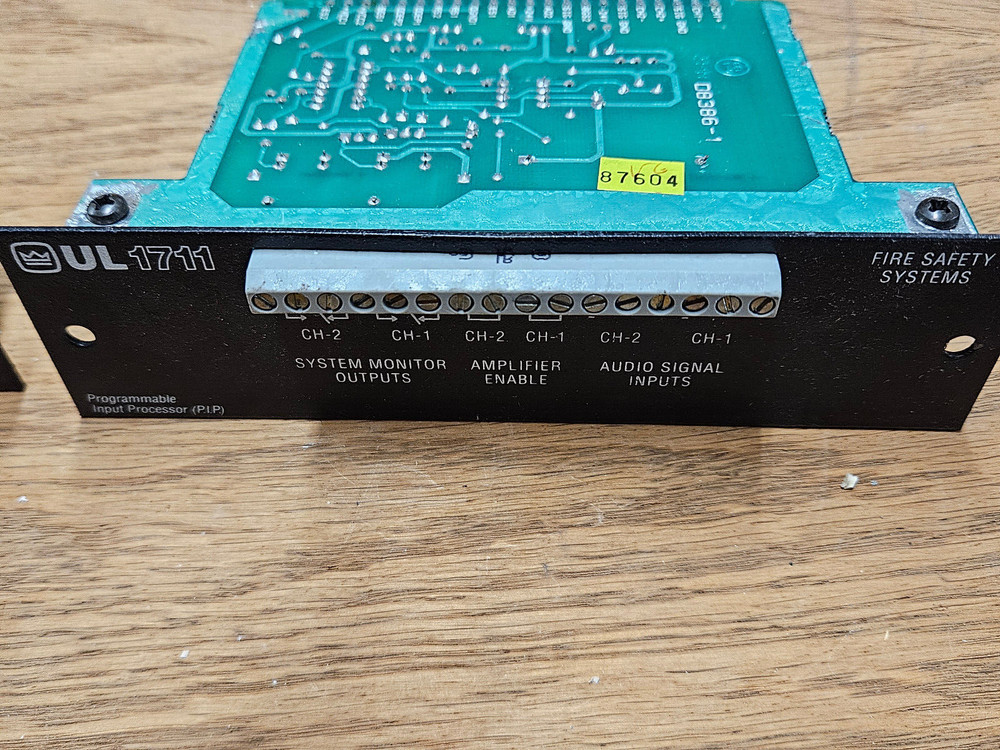 Lot of three (3) Crown PIP UL1711 (2) Channel Input Processor PIP Module
