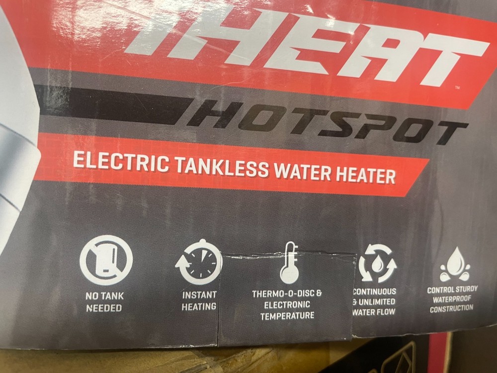 iHeat AHSH2500 Tankless Water Heater/Boiler - Silver