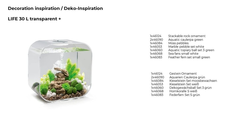 BiOrb 46124.0 Stackable Rock Ornament - Aquarium Decor