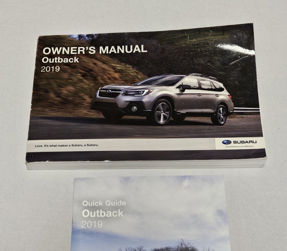 2019 Subaru Outback Owner's Manual & Quick Guide