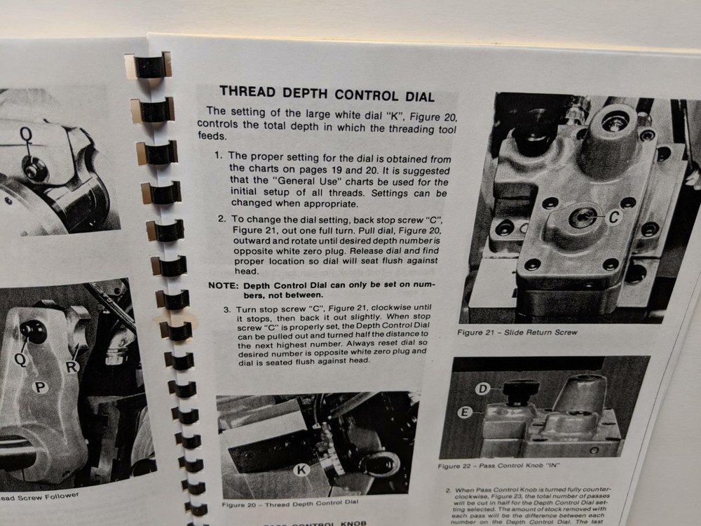 Hardinge AHC Chucking Machine–Automatic Threading Unit Operator’s Manual