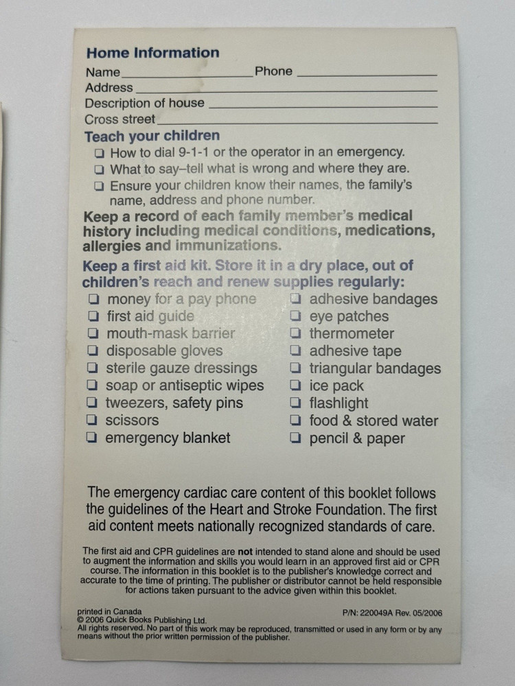 OEM Lexus First Aid Kit Complete Emergency Kit Original Case Car Accessory