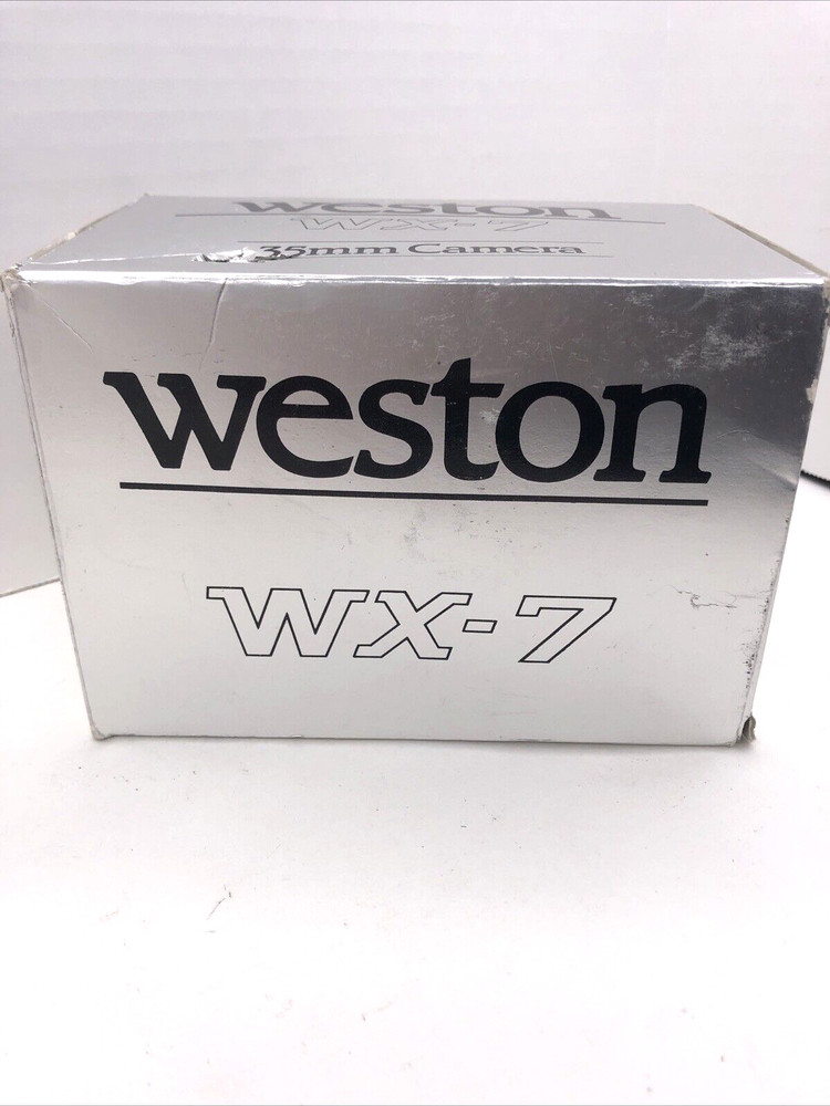 EMPTY BOX Weston WX-7 Camera Manual Prop
