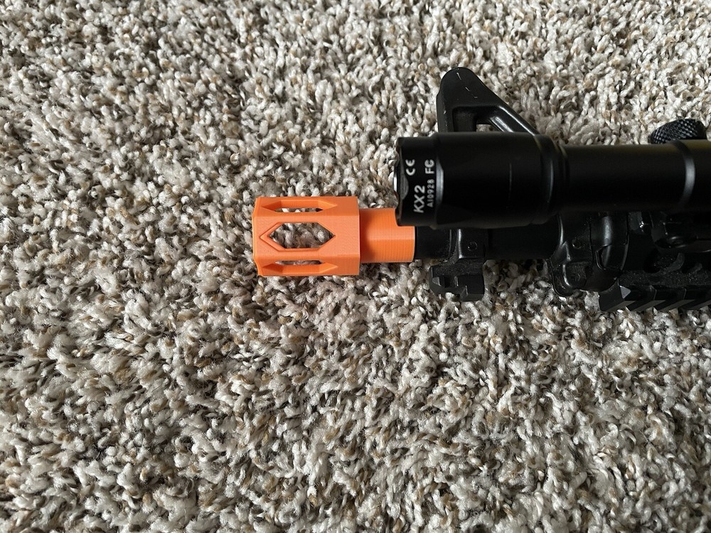 Airsoft "Hex" Orange Tip Gen 2 (14mm Negative/CCW)