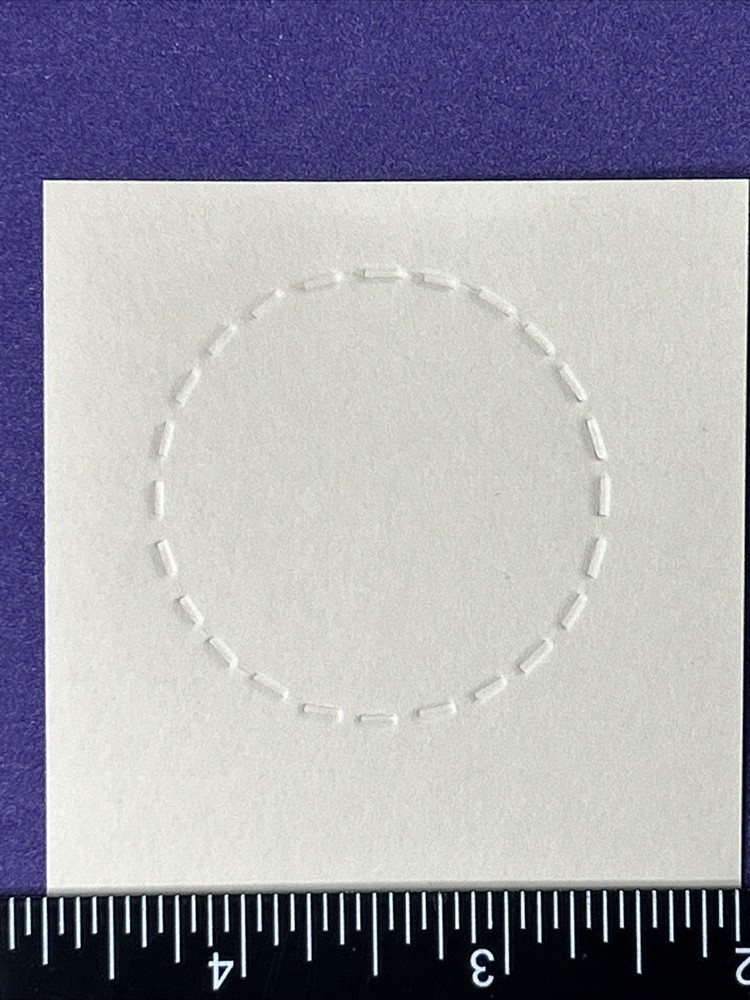 Stitched Frame Embossing Folder Cuttlebug Provo Craft Card Making Scrapbooking