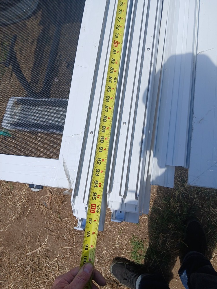 Meshtec Ultimate Patio 2 Panel Security Screen Door 96x60